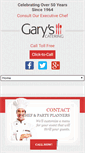 Mobile Screenshot of garyscatering.com